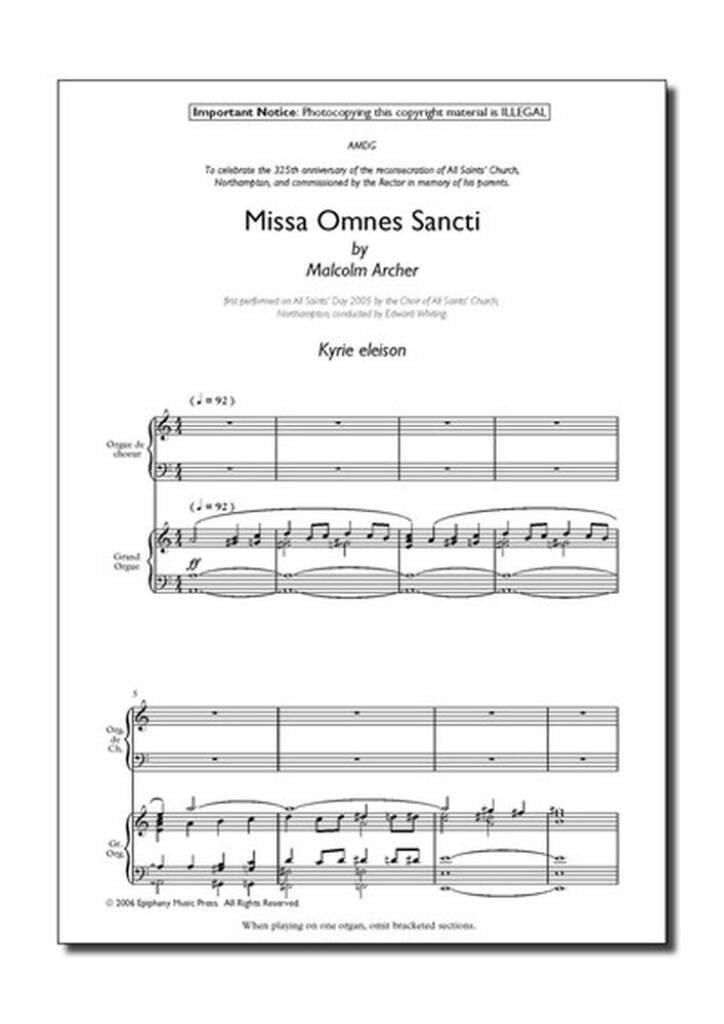 Missa Omnes Sancti